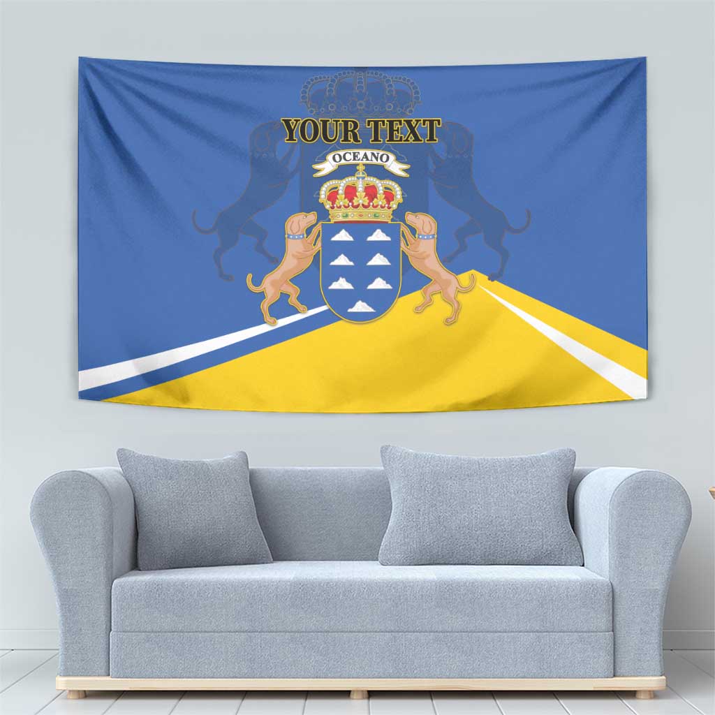Personalized Dia de Canarias Tapestry Las Islas Afortunadas