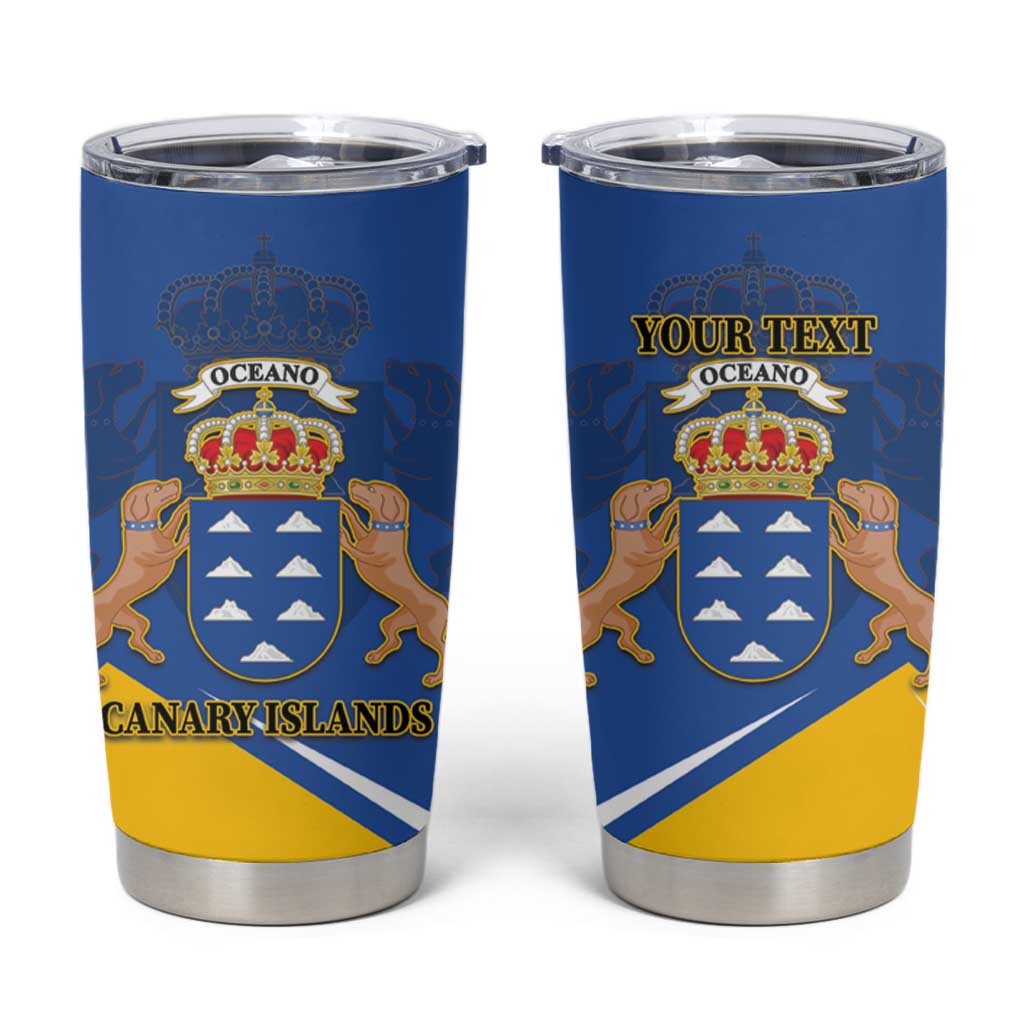 Personalized Dia de Canarias Tumbler Cup Las Islas Afortunadas