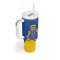 Personalized Dia de Canarias Tumbler With Handle Las Islas Afortunadas
