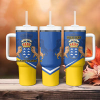 Personalized Dia de Canarias Tumbler With Handle Las Islas Afortunadas