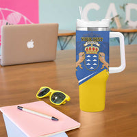 Personalized Dia de Canarias Tumbler With Handle Las Islas Afortunadas