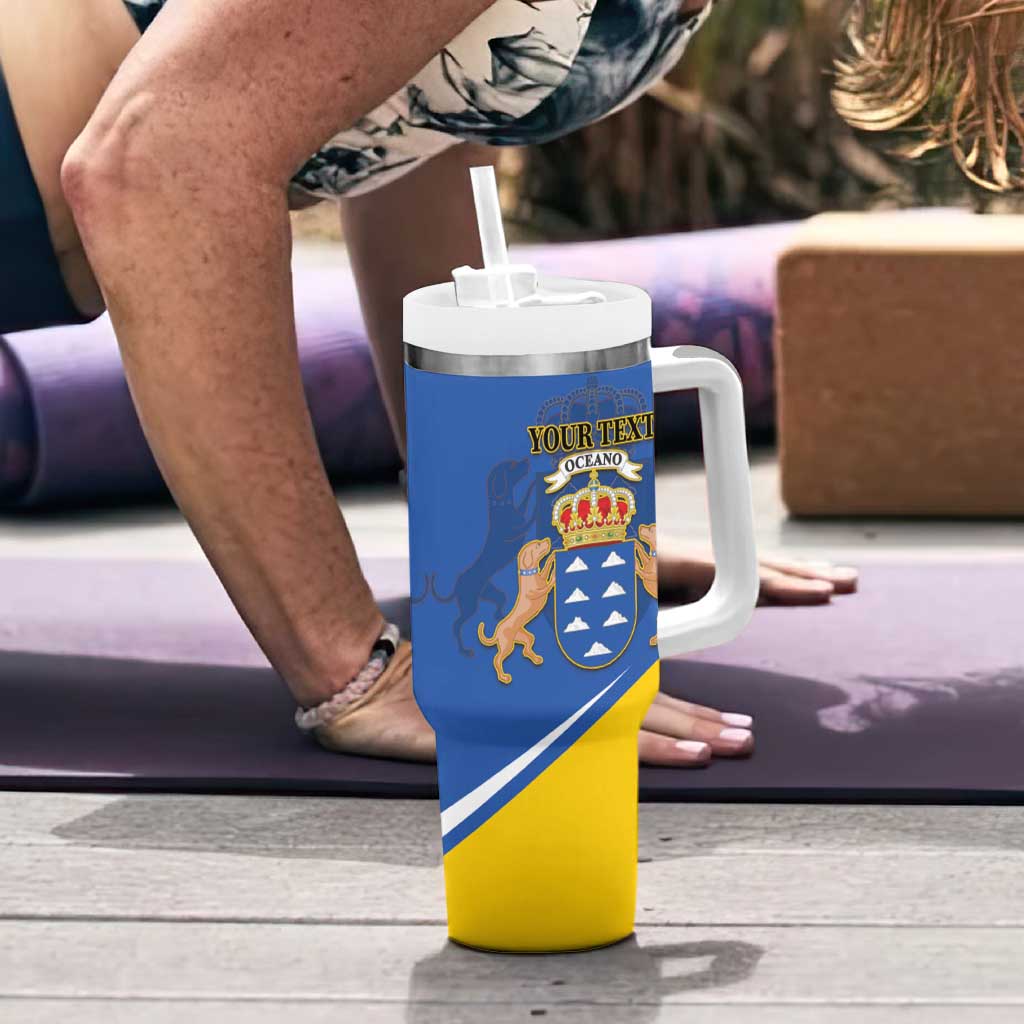 Personalized Dia de Canarias Tumbler With Handle Las Islas Afortunadas