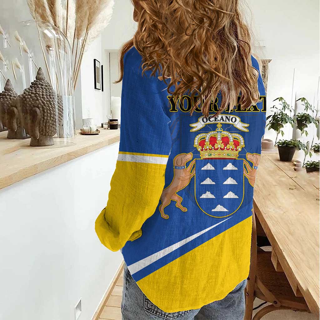 Personalized Dia de Canarias Women Casual Shirt Las Islas Afortunadas