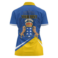 Personalized Dia de Canarias Women Polo Shirt Las Islas Afortunadas