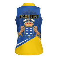 Personalized Dia de Canarias Women Sleeveless Polo Shirt Las Islas Afortunadas