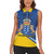 Personalized Dia de Canarias Women Sleeveless Polo Shirt Las Islas Afortunadas