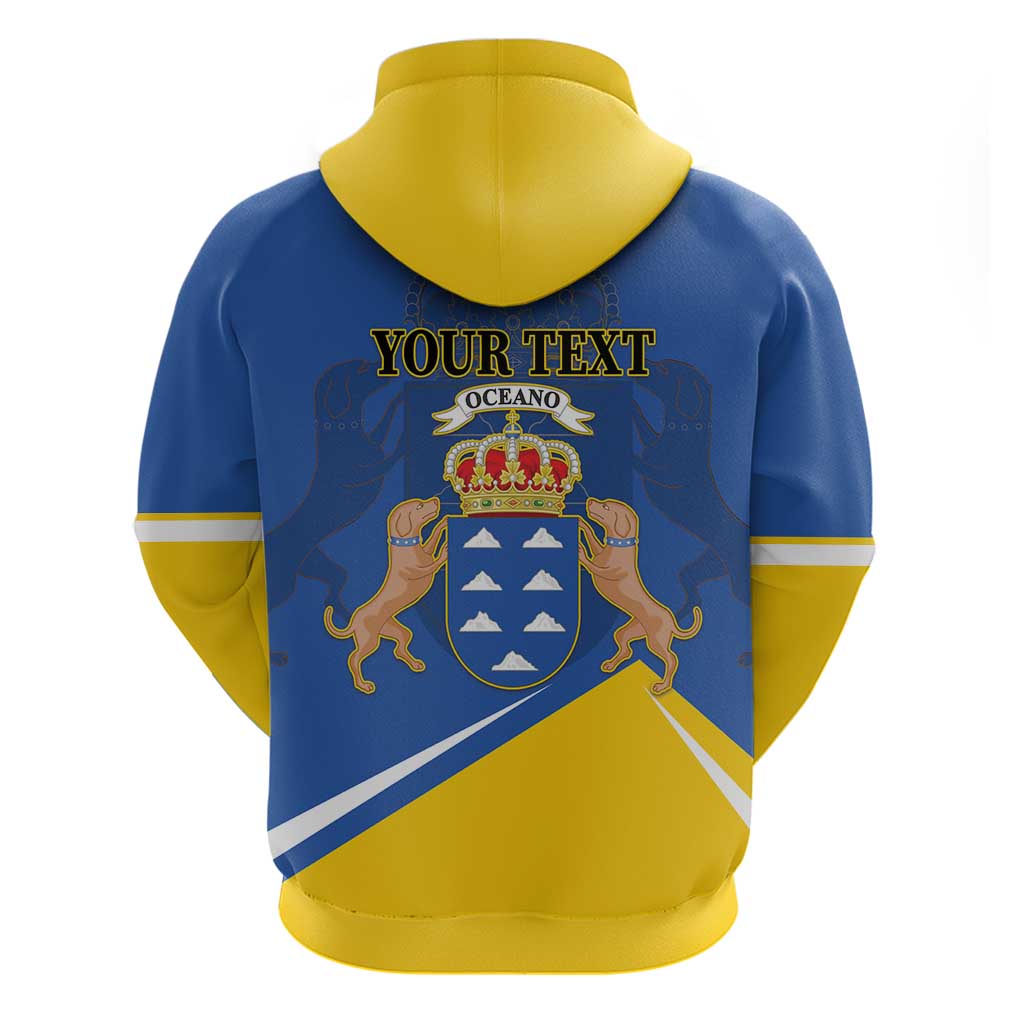 Personalized Dia de Canarias Zip Hoodie Las Islas Afortunadas