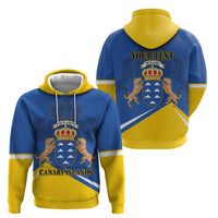 Personalized Dia de Canarias Zip Hoodie Las Islas Afortunadas