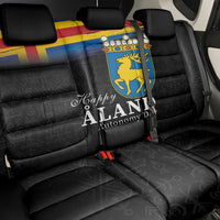 Happy Aland's Autonomy Day Back Car Seat Cover Coat Of Arms