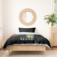 Happy Aland's Autonomy Day Bedding Set Coat Of Arms
