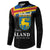 Happy Aland's Autonomy Day Button Sweatshirt Coat Of Arms