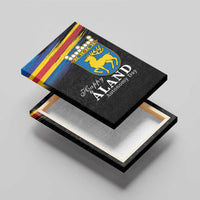 Happy Aland's Autonomy Day Canvas Wall Art Coat Of Arms