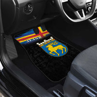 Happy Aland's Autonomy Day Car Mats Coat Of Arms