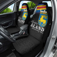 Happy Aland's Autonomy Day Car Seat Cover Coat Of Arms