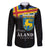 Happy Aland's Autonomy Day Family Matching Long Sleeve Bodycon Dress and Hawaiian Shirt Coat Of Arms
