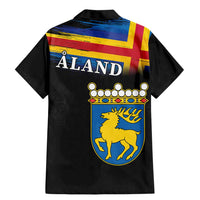 Happy Aland's Autonomy Day Family Matching Mermaid Dress and Hawaiian Shirt Coat Of Arms