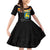 Happy Aland's Autonomy Day Family Matching Off Shoulder Short Dress and Hawaiian Shirt Coat Of Arms