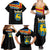 Happy Aland's Autonomy Day Family Matching Summer Maxi Dress and Hawaiian Shirt Coat Of Arms