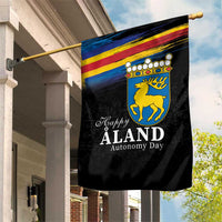 Happy Aland's Autonomy Day Garden Flag Coat Of Arms
