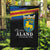 Happy Aland's Autonomy Day Garden Flag Coat Of Arms