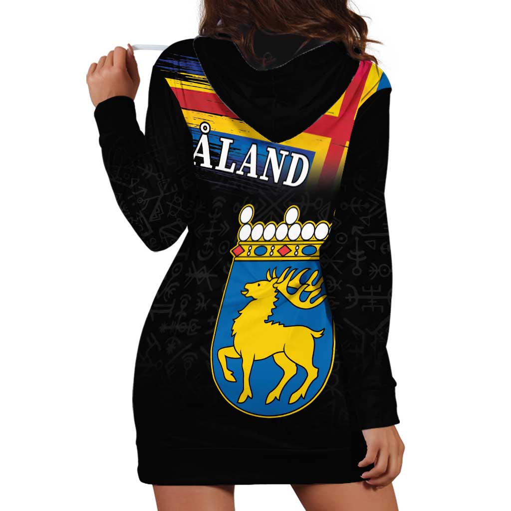 Happy Aland's Autonomy Day Hoodie Dress Coat Of Arms