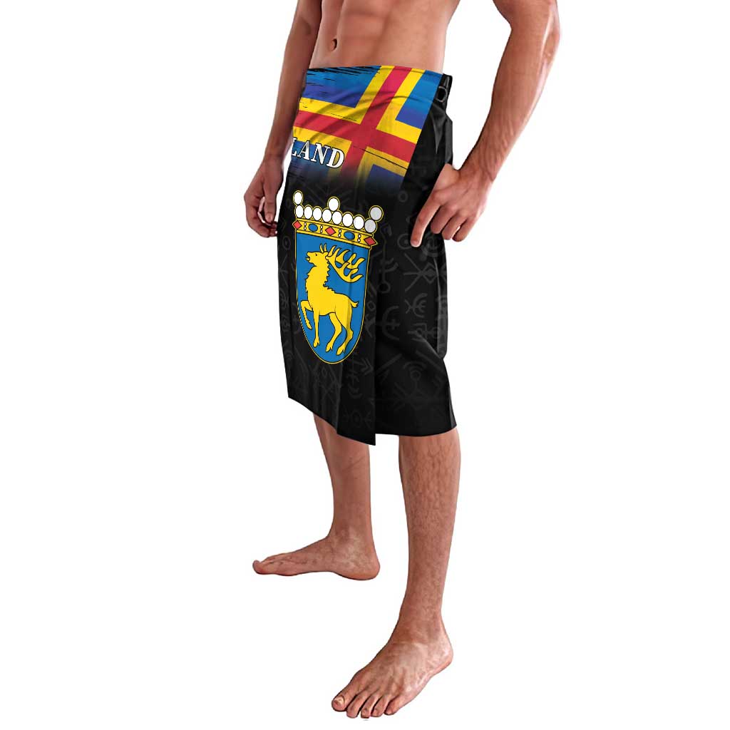 Happy Aland's Autonomy Day Lavalava Coat Of Arms