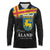 Happy Aland's Autonomy Day Long Sleeve Polo Shirt Coat Of Arms