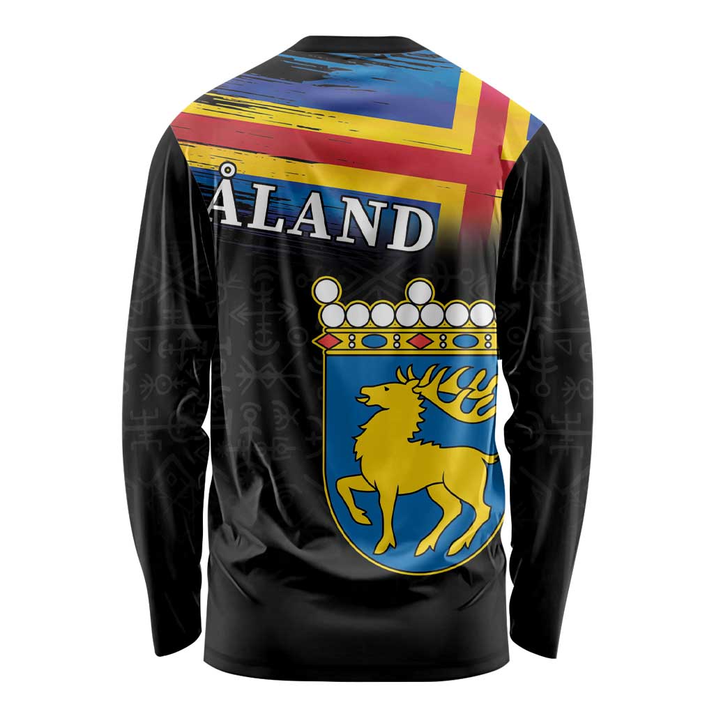 Happy Aland's Autonomy Day Long Sleeve Shirt Coat Of Arms