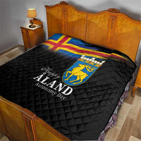 Happy Aland's Autonomy Day Quilt Coat Of Arms