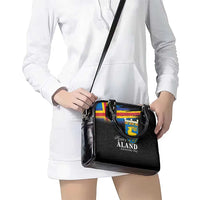 Happy Aland's Autonomy Day Shoulder Handbag Coat Of Arms