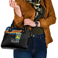 Happy Aland's Autonomy Day Shoulder Handbag Coat Of Arms