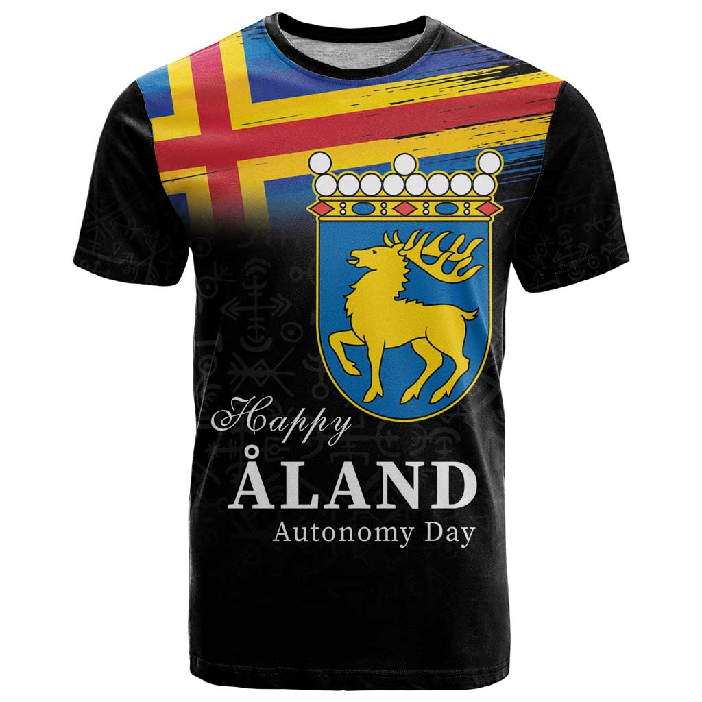 Happy Aland's Autonomy Day T Shirt Coat Of Arms