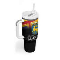 Happy Aland's Autonomy Day Tumbler With Handle Coat Of Arms