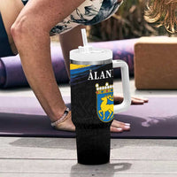 Happy Aland's Autonomy Day Tumbler With Handle Coat Of Arms