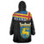 Happy Aland's Autonomy Day Wearable Blanket Hoodie Coat Of Arms