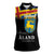 Happy Aland's Autonomy Day Women Sleeveless Polo Shirt Coat Of Arms