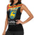 Happy Aland's Autonomy Day Women Sleeveless Polo Shirt Coat Of Arms