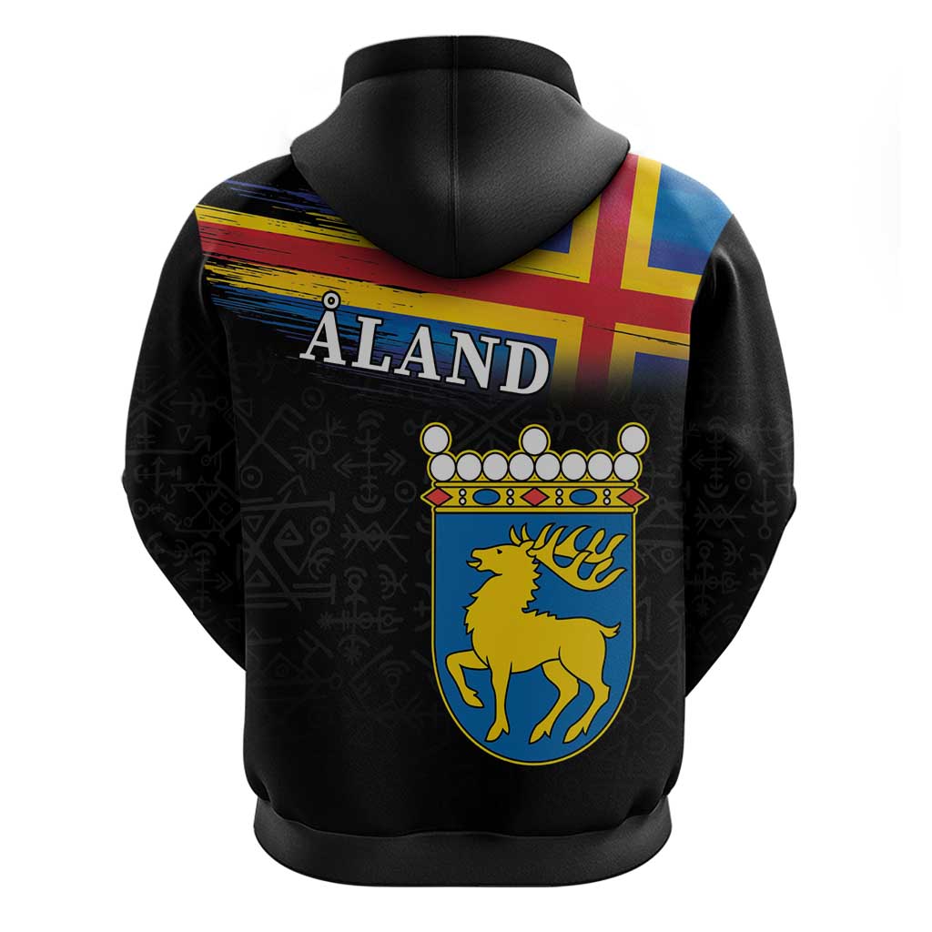 Happy Aland's Autonomy Day Zip Hoodie Coat Of Arms