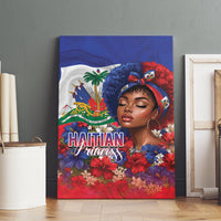 Haitian Princess Canvas Wall Art Cultural Pride Floral Art
