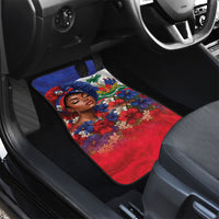 Haitian Princess Car Mats Cultural Pride Floral Art