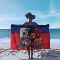 Haitian Princess Sarong Cultural Pride Floral Art