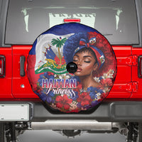 Haitian Princess Spare Tire Cover Cultural Pride Floral Art