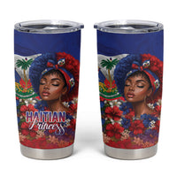 Haitian Princess Tumbler Cup Cultural Pride Floral Art