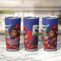 Haitian Princess Tumbler Cup Cultural Pride Floral Art