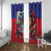Haitian Princess Window Curtain Cultural Pride Floral Art