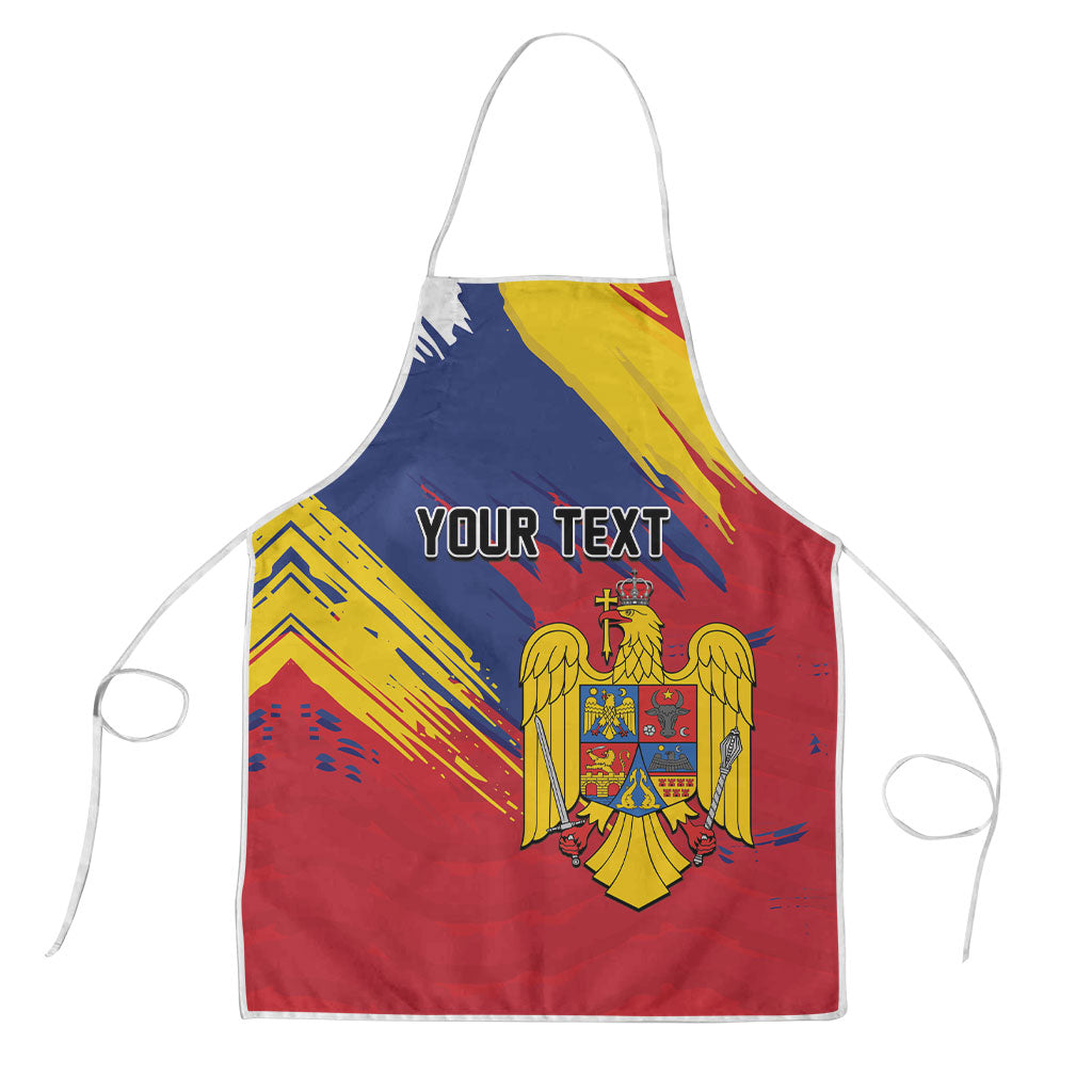 Personalized Romania Flag Day Apron Royal Eagle Patriotic Heritage