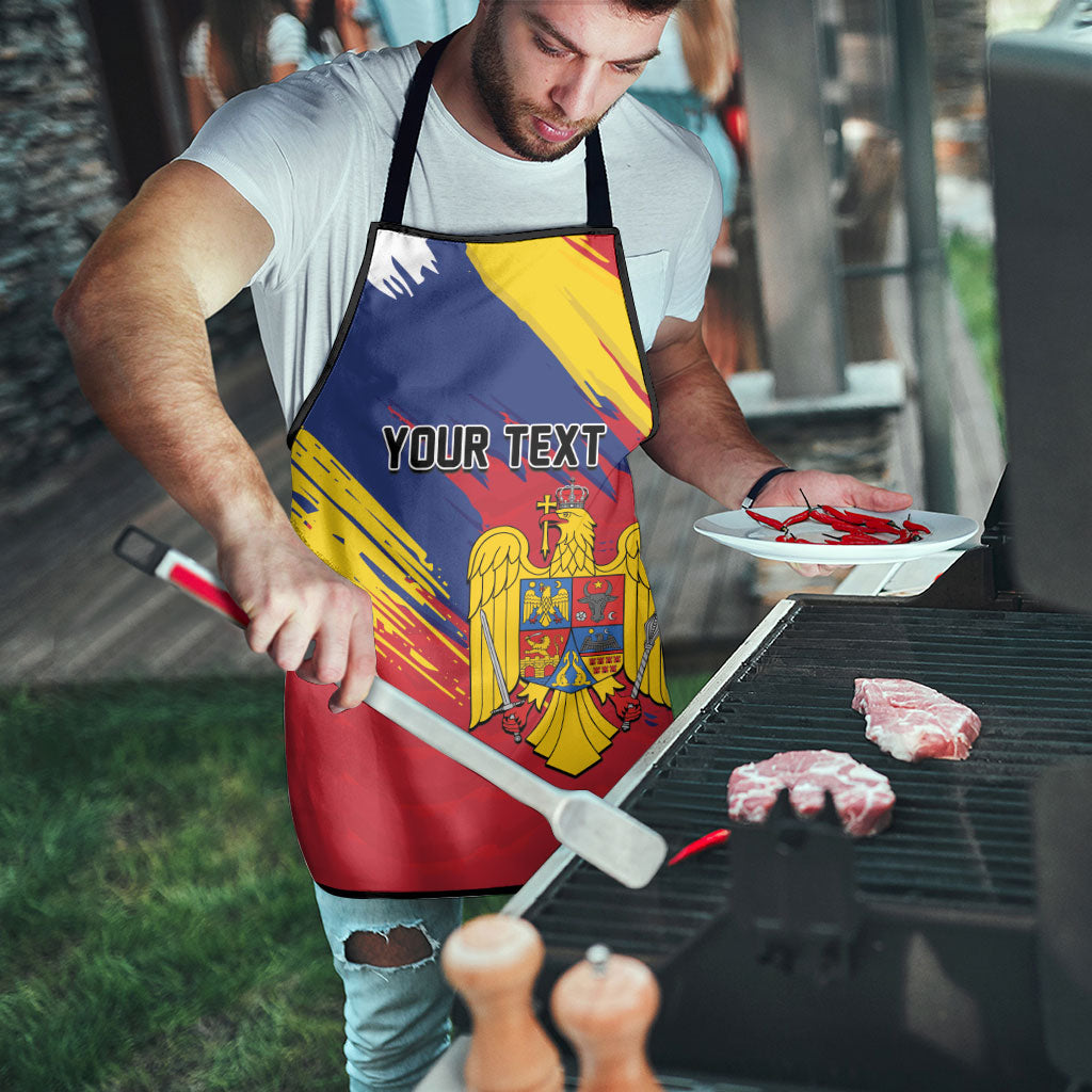 Personalized Romania Flag Day Apron Royal Eagle Patriotic Heritage