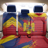 Personalized Romania Flag Day Back Car Seat Cover Royal Eagle Patriotic Heritage