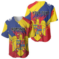 Personalized Romania Flag Day Baseball Jersey Royal Eagle Patriotic Heritage