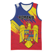 Personalized Romania Flag Day Basketball Jersey Royal Eagle Patriotic Heritage